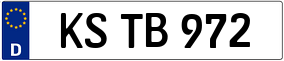 Truck License Plate
